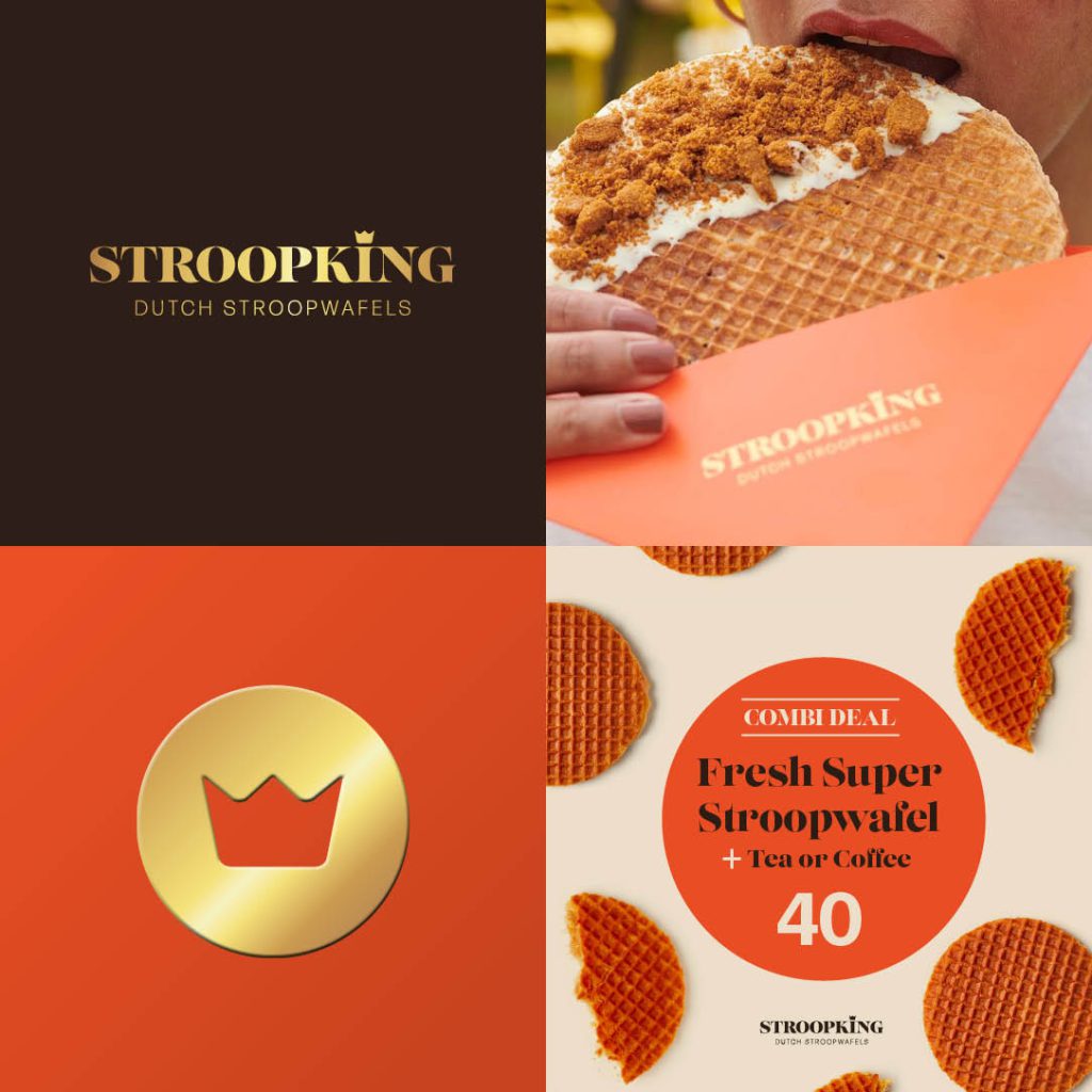 Stroopking logo en huisstijl design